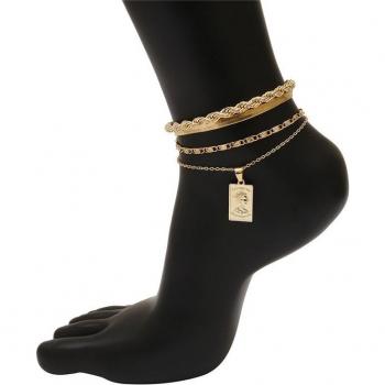 Copper Anklet Set for Women