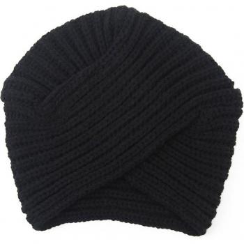 Gorro de Cachemira con Diseño Cruzado