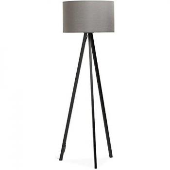 Lampadaire Kokoon Gris/Noir 55 x 55 x 159 cm