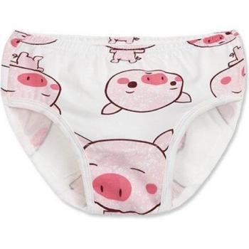 Cute Pig Design Girls' Briefs