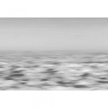 Papier Peint Panoramique Océan Gris et Blanc