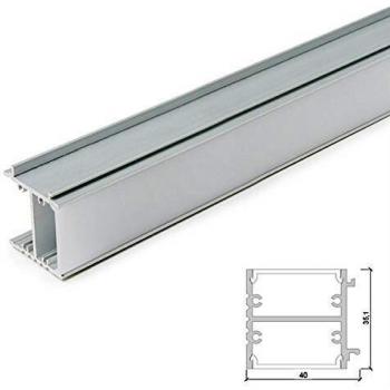 Diffuseur aluminium miroirs 1 m – usage intérieur