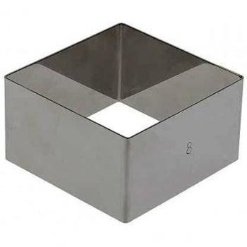 Silber-Tortenring in Quadratform 8 x 8 cm – 4,5 cm Höhe