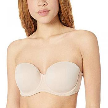 Beige Fantasie Aura Strapless Bra for Women 40E
