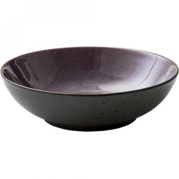 Bitz Salatbowl 24 cm schwarz/lila