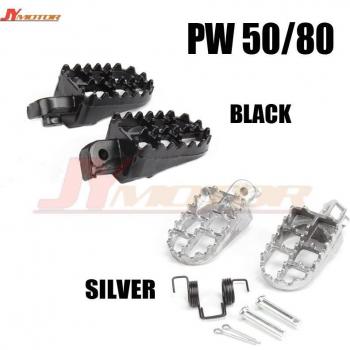 Aluminium Black Foot Pegs for PW50 PW80 TW200