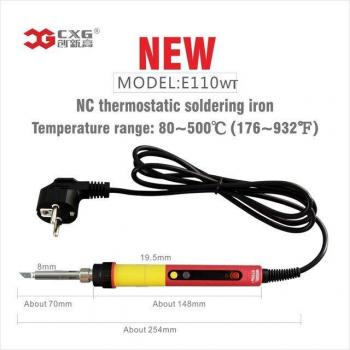 Soldador ajustable CXG E60w/90w/110w con LED y pantalla digital