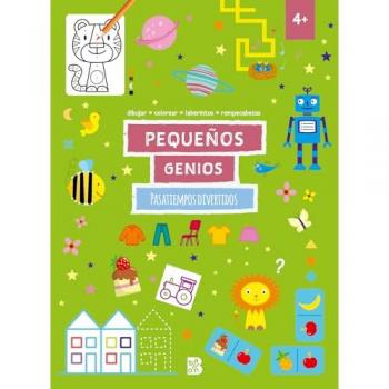 PEQUEÑOS GENIOS -PASATIEMPOS DIVERTIDOS +4 (Tapa blanda).