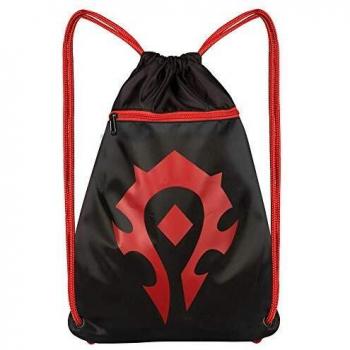 Schwarze/rote Kordelta Packtasche World of Warcraft – 46 x 36 cm