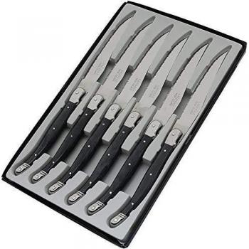 Pradel Excellence 7209G-6NT Laguiole Boîte de 6 Couteaux de Table 25.7 x 1