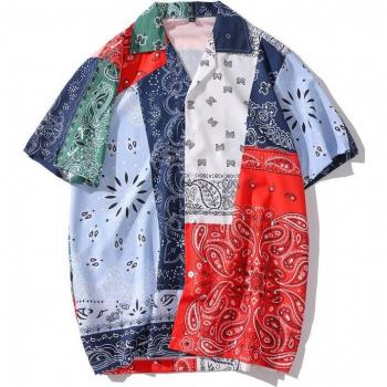 Retro Bandanna Shirt Hombre