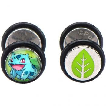 Bulbasaur Themed Ear Stud Set – Official Pokémon Merchandise