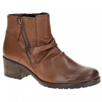 Womens “Jenna” Tan Heeled Ankles – 5U