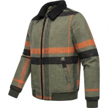 Ragwear Sivval: Giacca Multi‑Colore (Verde-oliva-arancione)