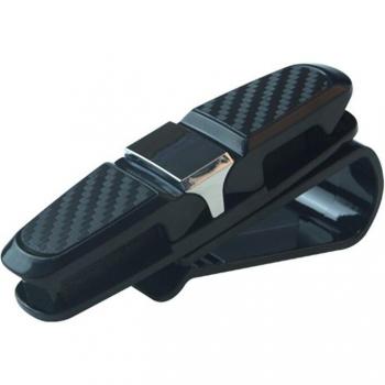 Pochette à Lunettes pour Pare-Soleil de Voiture avec Attache Stylo