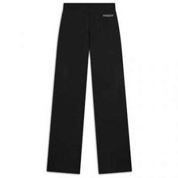 Pantaloni Donna Freddy Comfort Fit Gamba Ampia Nero