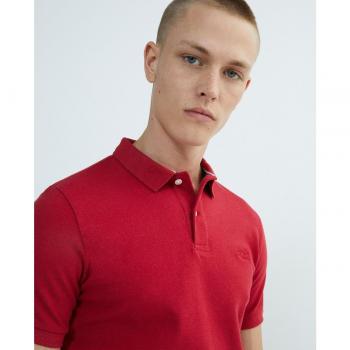 Polo Superdry Hike Red Marl A Maniche Corte M