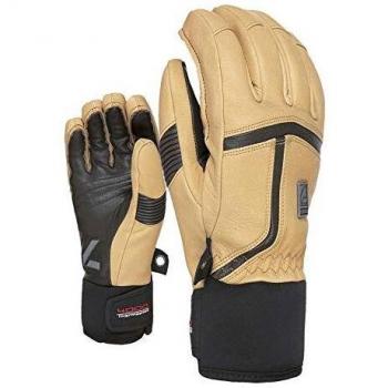 Mains en cuir Level Off Piste – Hommes – Beige – 9