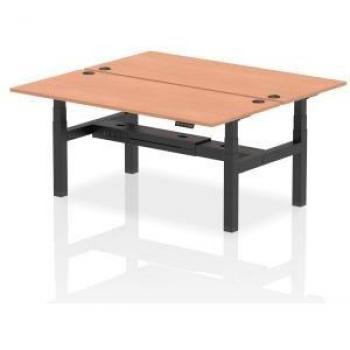 Dynamic Air Back-to-Back W1800 x D800mm Height Adjustable Sit Stand 2