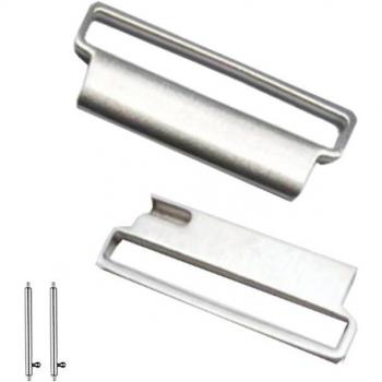 Adaptador de Correa de Reloj 22/20mm para Samsung Watch 4, Conector de Acero Inoxidable, Liberación Rápida, 2 uds