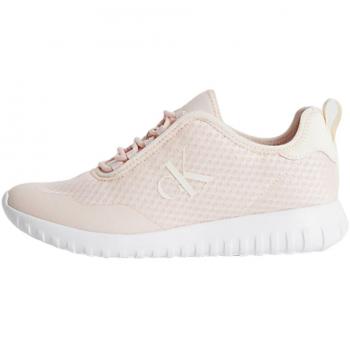 Calvin Klein Jeans Zapatillas de mujer tipo running bajas con logotipo y cierre elástico