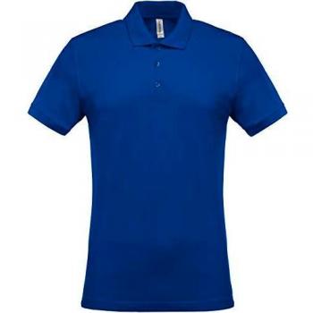 Polo Kariban Manches Courtes Bleu Royal