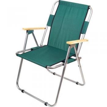 Mobilier de montagne pliante avec accoudoirs en bois