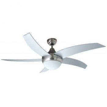 Ventilatore da soffitto DCF52LSR con illuminazione 60W Argento/Grigio