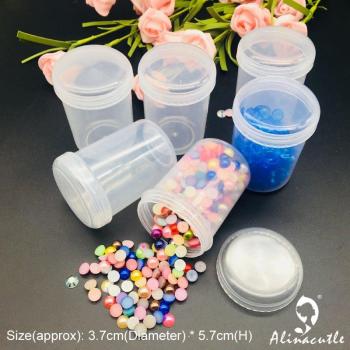 6pc Gem and Bead Storage Case