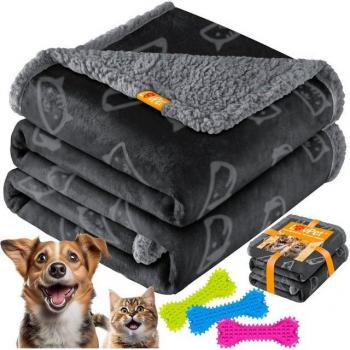 Tapis d’appoint imperméable 3 os inclus – Couverture canin Lovpet