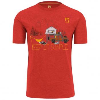 Genzianella T-Shirt von Karpos (Paprika) für Herren