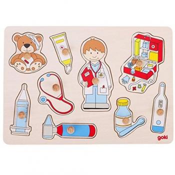 Goki 9 pezzi Puzzle delle forme