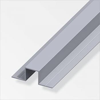Profilo A U alluminio 2 lati 23,5x67,5mm 1m