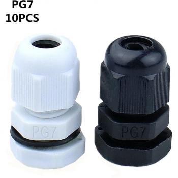 Conector PG7 para Cable con Anillo de Goma 10 Unidades