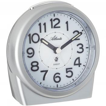 Atlanta Quarz Wecker 1948-19 Silber