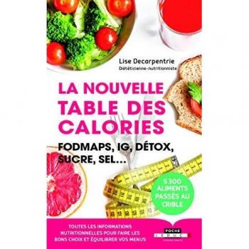 La nouvelle table des calories