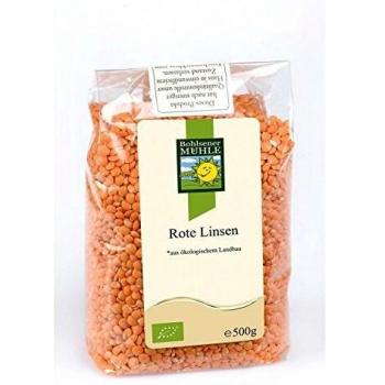 Rote Linsen Bohlsener Mühle – 750 g Packung