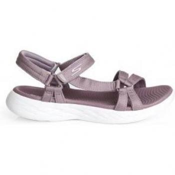 Skechers Sandalias Caminar On The Go 600 Mujer Gris Elegante