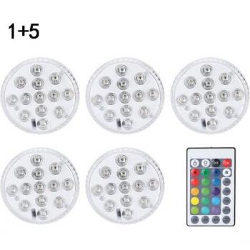 Submersible Night Lamp with Suction Cup for Pools