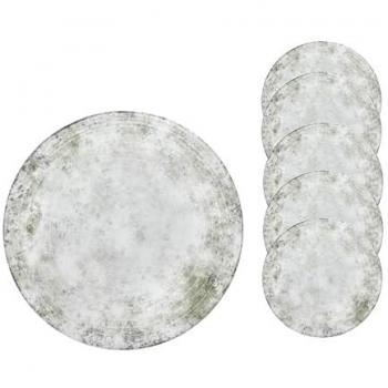 Van Well Geschirr-Set Korfu, 6 Pizzateller, Ø 33 cm