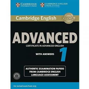 Cambridge English Advanced 1 for Revised Exam from 2015 Student's Book Pack