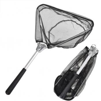 Aluminum Alloy Folding Release Fishing Net with Extendable Handle