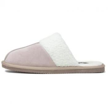 Hush Puppies Arianna Beige Suede Memory Foam Women's Mules