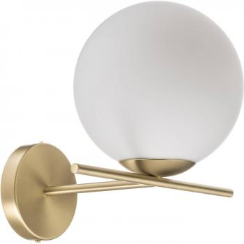 Miloox Aplique de pared Jugen, 1 luz dorada