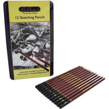 Crawford & Black Sketching Pencils: Pack of 12