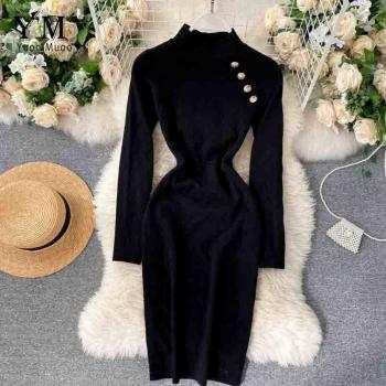 Robe Midi Stretch Femme YuooMuoo
