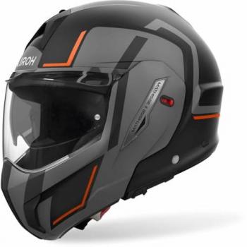 Airoh Mathisse II Genius Casco Nero Grigio Arancione M