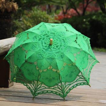 Bride Photo Shoot Lace Parasol