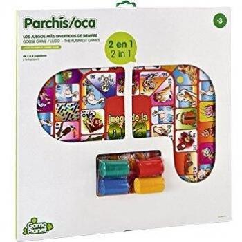 Juego de Mesa 2 en 1 Parchís y Oca