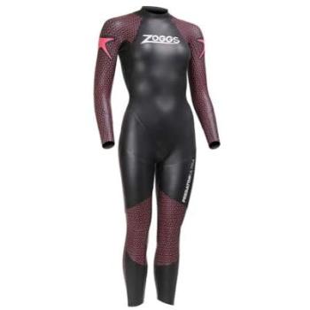 Zoggs Femme Combinaison Néoprène Predator Ultra FS Noir/Rouge